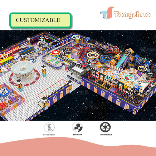 Amusement Equipment Amusement Park Kid Play Indoor Slide Playground Playground