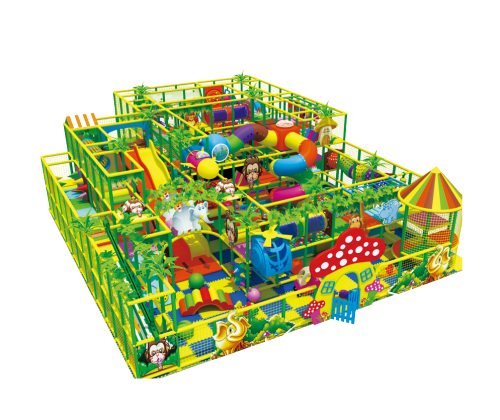 Jungle Theme Indoor Adventure Game Children Commercial Amusement Kids Slide Playground Theme Park