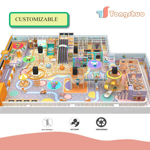 Factory Custom Soft Amusement Equipment Large Toddler Kids Play Ground Indoor Children'S Center Playground
