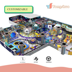 New Design Custom Theme Kid Entertainment Zone Amusement Soft Play Area Equipment Cheer Indoor Playground For Kids
