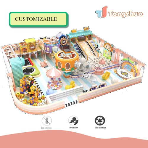 Factory Custom Soft Amusement Equipment Large Toddler Kids Play Ground Indoor Children'S Center Playground