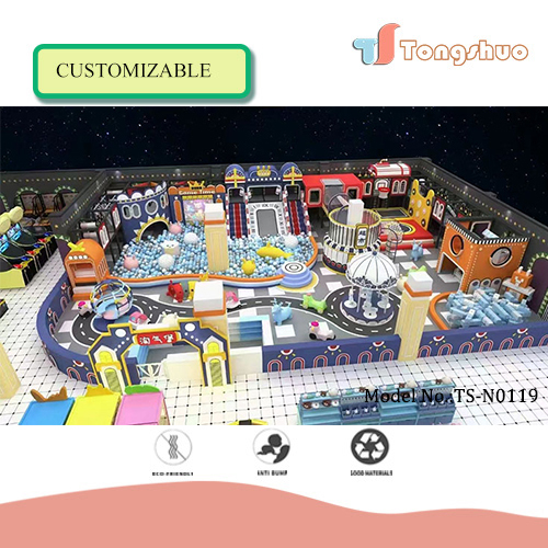 Factory Custom Soft Amusement Equipment Large Toddler Kids Play Ground Indoor Children'S Center Playground