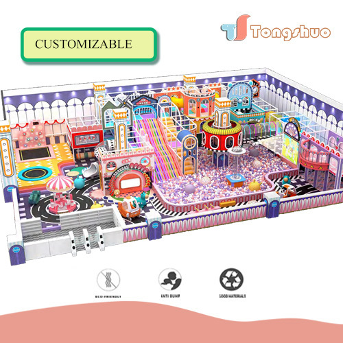 Factory Custom Soft Amusement Equipment Large Toddler Kids Play Ground Indoor Children'S Center Playground