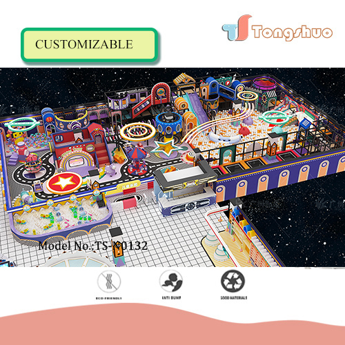 Factory Custom Soft Amusement Equipment Large Toddler Kids Play Ground Indoor Children'S Center Playground