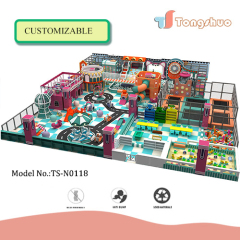 New Design Custom Theme Kid Entertainment Zone Amusement Soft Play Area Equipment Cheer Indoor Playground For Kids