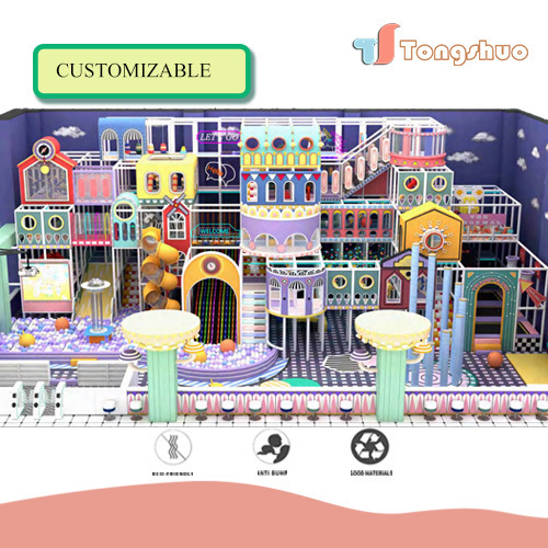 New Design Custom Theme Kid Entertainment Zone Amusement Soft Play Area Equipment Cheer Indoor Playground For Kids
