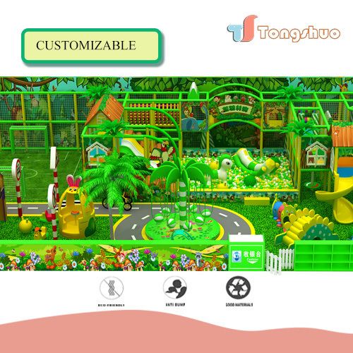 Commercial Amusement Kids Soft Play Town Jumping Castle Entertainment Equipment Full Indoor Play Ground Children