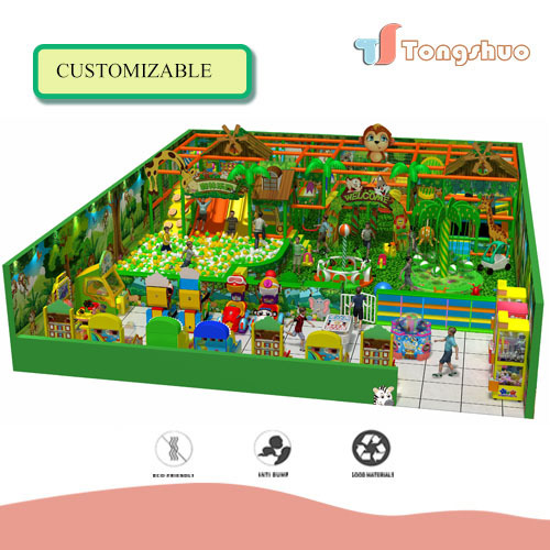 Commercial Amusement Kids Soft Play Town Jumping Castle Entertainment Equipment Full Indoor Play Ground Children