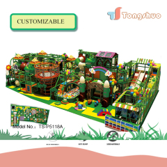 Custom Theme Park Amusement Center kids soft play zone area jungle big indoor playground equipment
