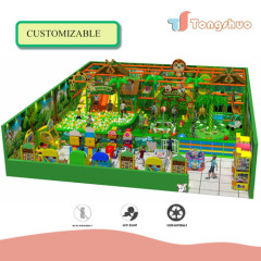 Custom Theme Park Amusement Center kids soft play zone area jungle big indoor playground equipment