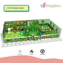 Custom Theme Park Amusement Center kids soft play zone area jungle big indoor playground equipment