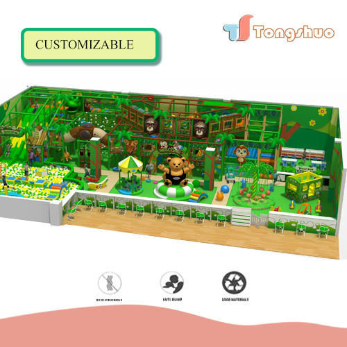 Commercial Amusement Kids Soft Play Town Jumping Castle Entertainment Equipment Full Indoor Play Ground Children