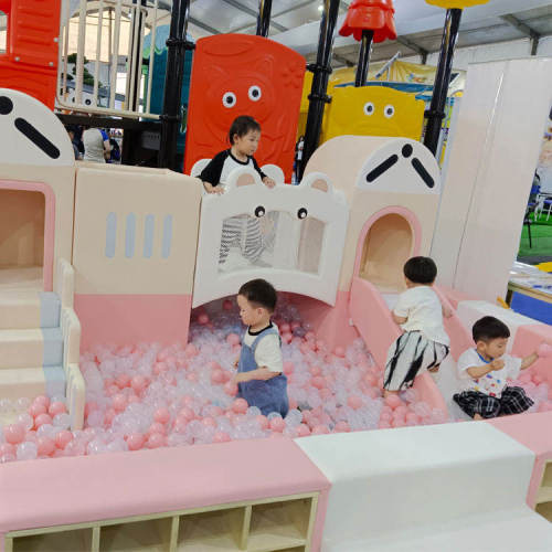 Cheap Soft Play Equipment Kids Indoor Pink Soft Play Equipment Set For Playground