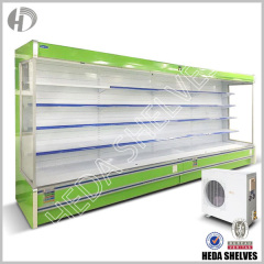 Right Angle Open Chiller Fridge