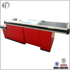 Custom Supermarket Store Checkout Counter - 3000*1150*850