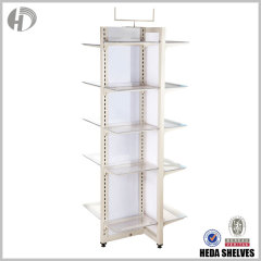 4 Sided of Acrylic + Steel Display Stand for Retail Store