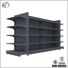 Black Gondola Heavy Duty Commercial Display Shelves