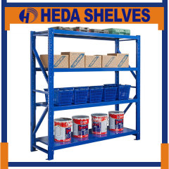 All Blue Warehouse Storage Racks with Butterfly Hole