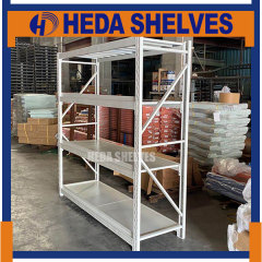 Customized White Commercial Storage Racks for Warehouse