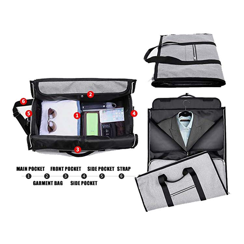 Waterproof Lightweight Travel Duffle Garment / Suit Bag