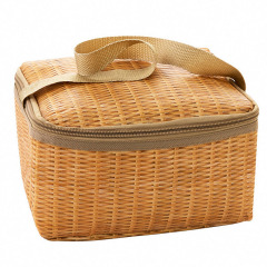 Bamboo Basket Handle Cooler / Grocery Bag