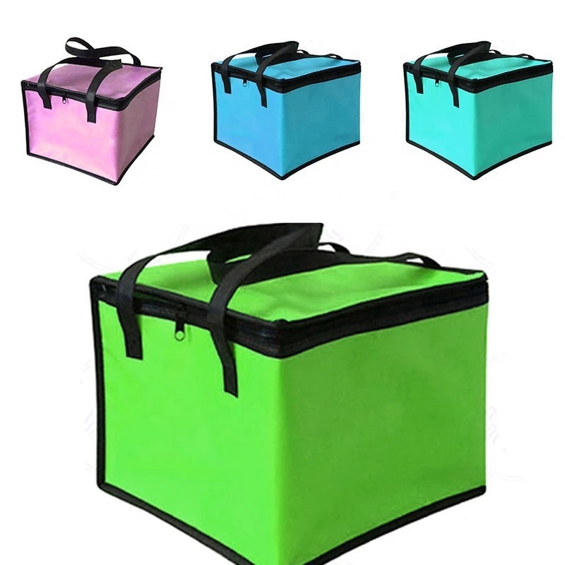 Non-Woven Cooler / Grocery Bag With Zipper