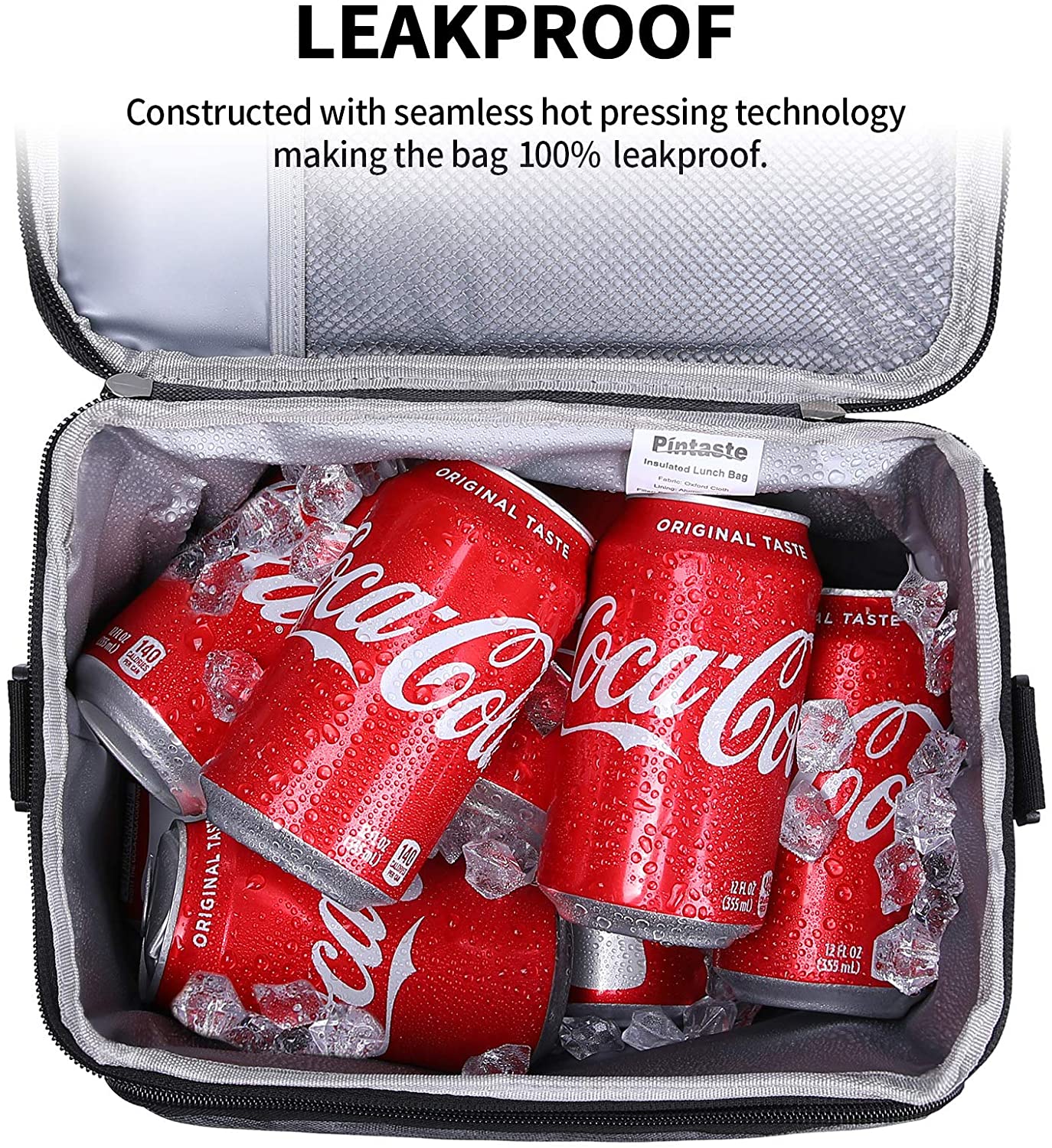 Polyester Insulated Thermal Lunch Cooler / Grocery Bag