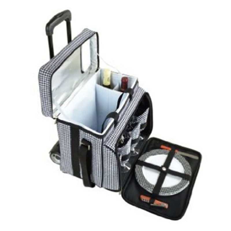 Basket Trolley Cooler Bag with Zipped Access to The Insulating Basket