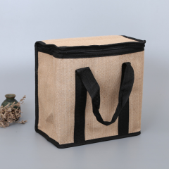 Portable Linen Thermal Cooler / Grocery Bag