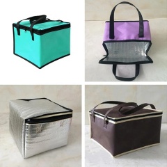 Non-Woven Cooler / Grocery Bag With Zipper