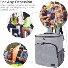 30L Large Capacity Polyester Waterproof Cooler / Grocery Bag