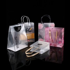 rPET PVC transparent gift bag