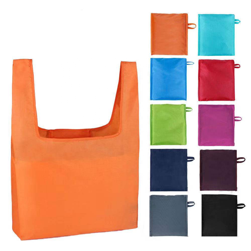 Foldable Portable rPET Shopping Bag with Design