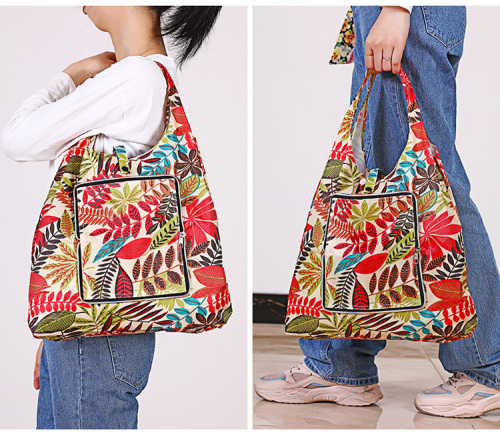 rPET Small Size Bag with Zipper Fold Shopping