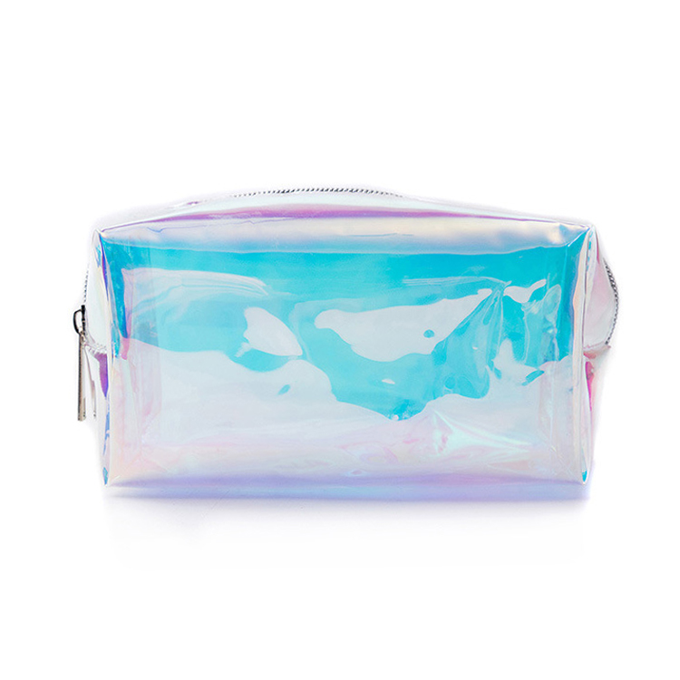 Holographic Iridescent PVC Cosmetic Bag Waterproof