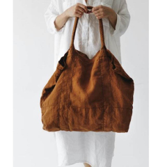 Soft Cotton Canvas Linen Tote Shopping Bags
