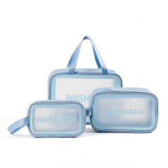 Waterproof Zipper Pouch Transparent PVC Cosmetic Bag