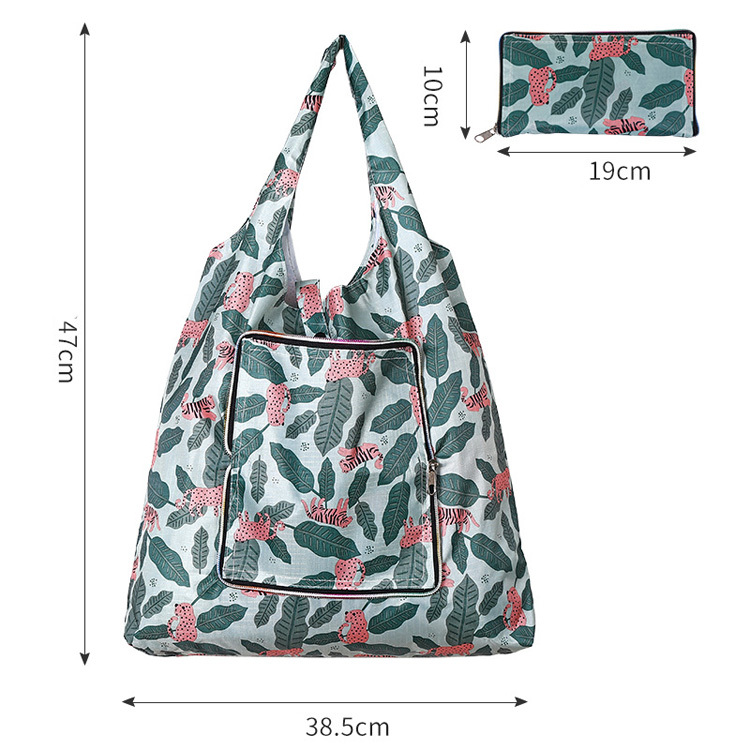rPET Small Size Bag with Zipper Fold Shopping
