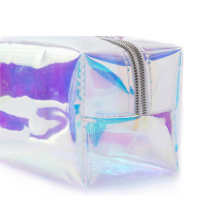 Holographic Iridescent PVC Cosmetic Bag Waterproof