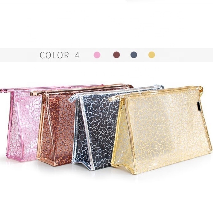 Transparent Cosmetic Bag Clear Zipped Travel