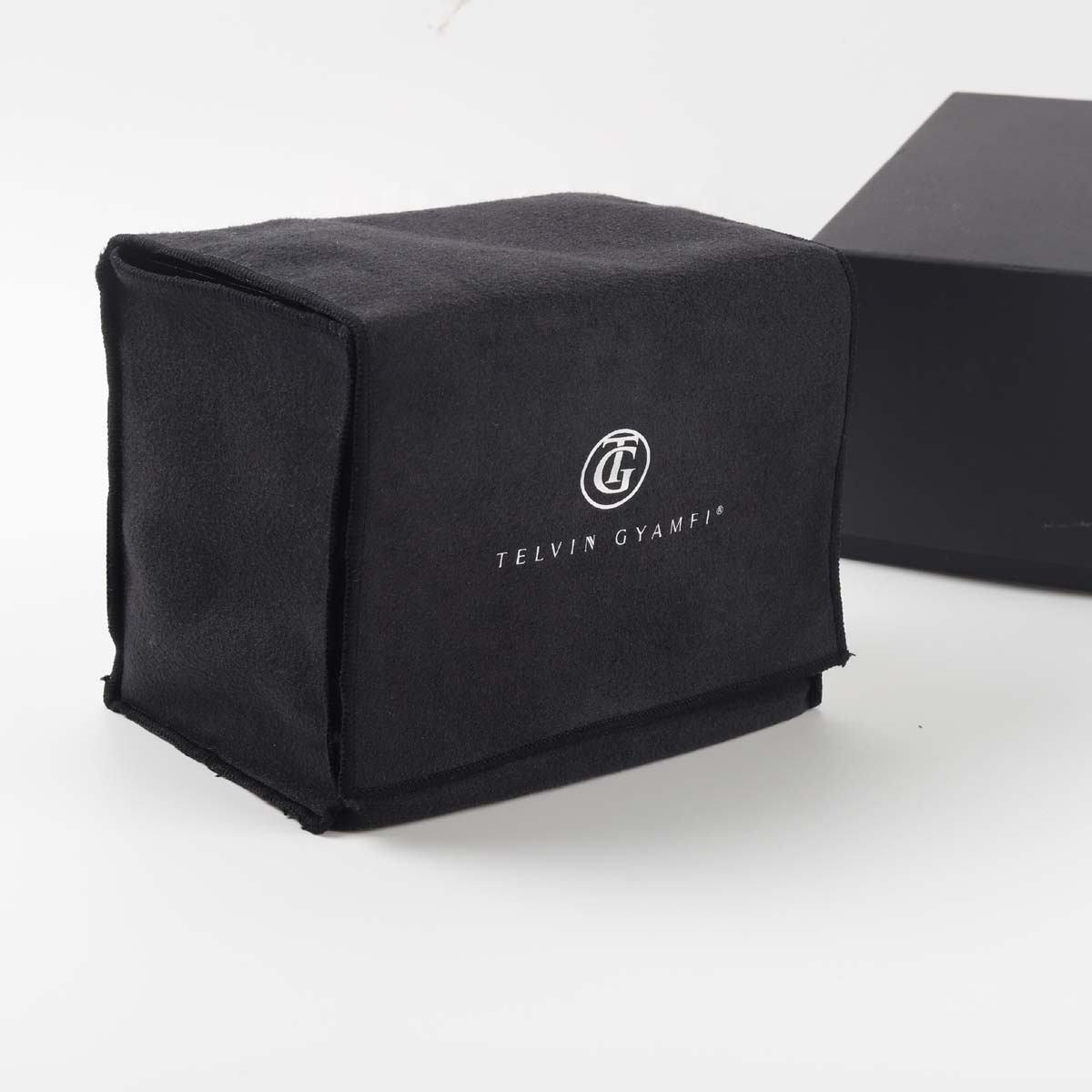 Drawstring Suede Paper Box Gift Packaging Pouch