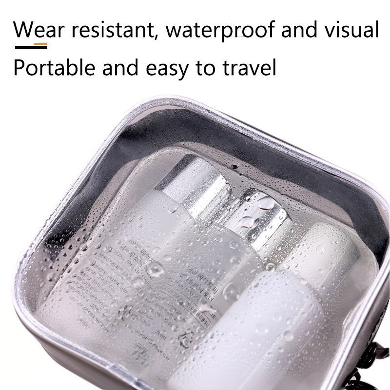 Custom Clear PVC Custom Makeup Bag Transparent Small Zipper
