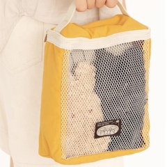 Portable Women Cosmetic Mesh Nylon Bags