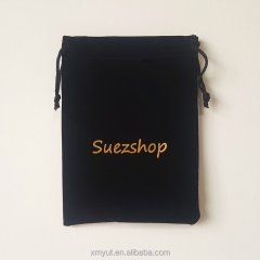 Custom Printed Velvet Pouch Logo Gift Drawstring Recyclable