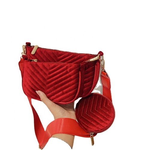 Small Bag Velvet Bag Shoulder Bags Women Clutch Purse