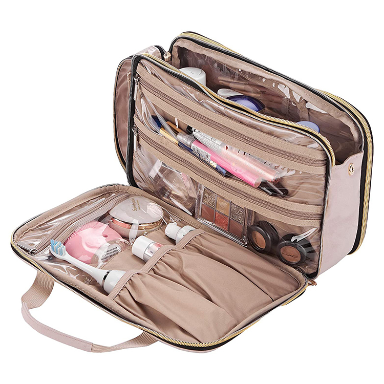 Multifunctional Storage Travel Makeup Wash Bags Portable Hand Large Capacity