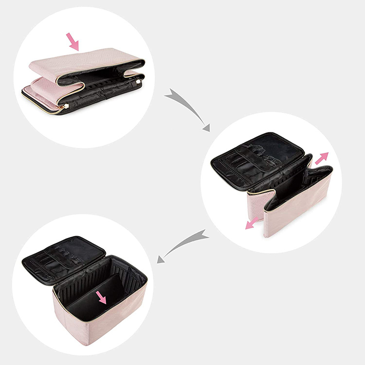 Maleta De Maquiagem High-Quality Travel Cosmetic Makeup Bag