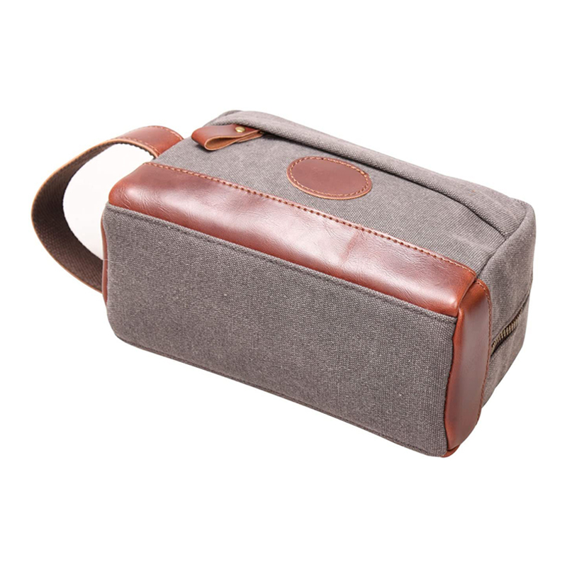 Men's Toiletry Bag Leather Travel Bag