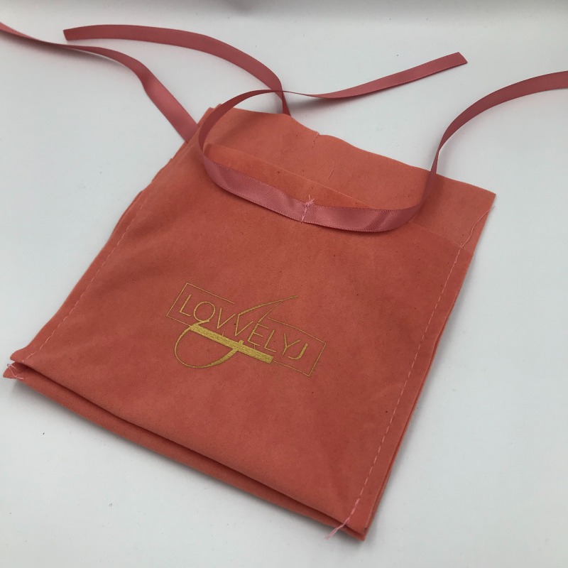 Good Quality Flip Velvet Pouch Velvet Bag