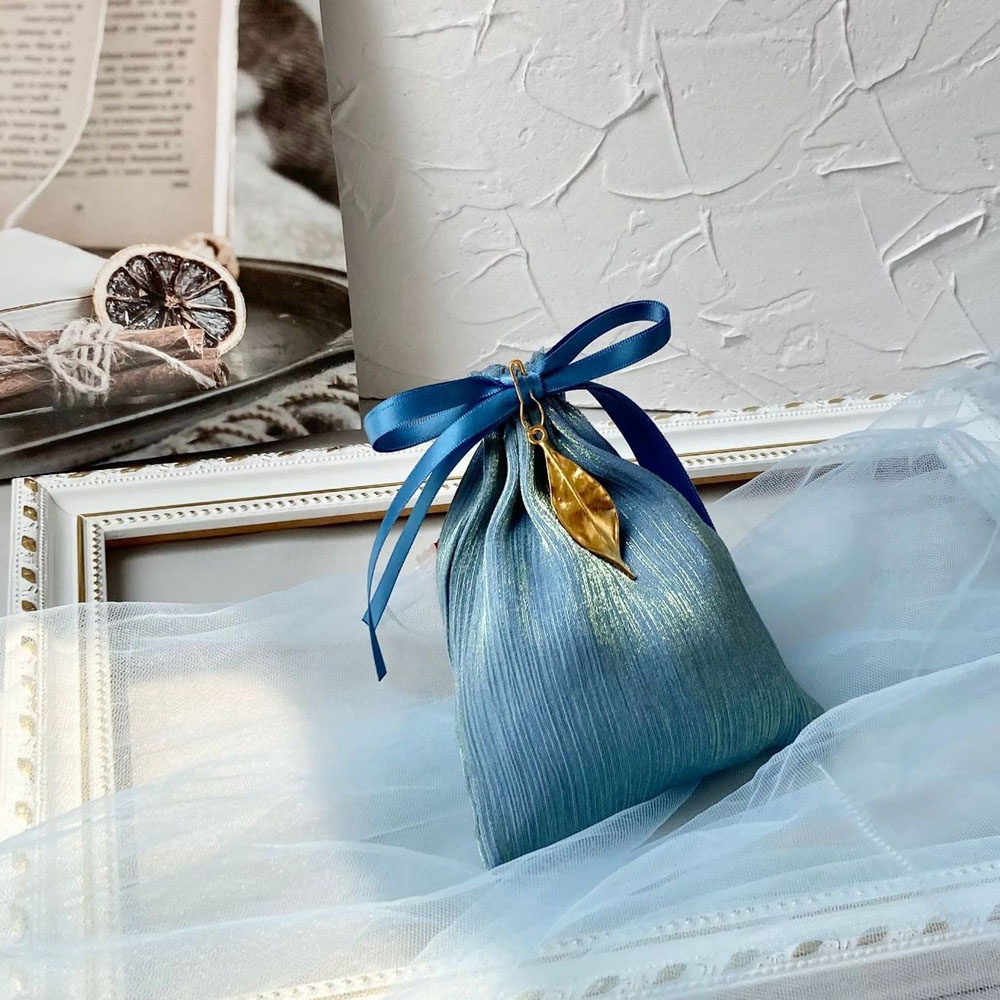 Velvet Bag Ribbon Pendant Wedding